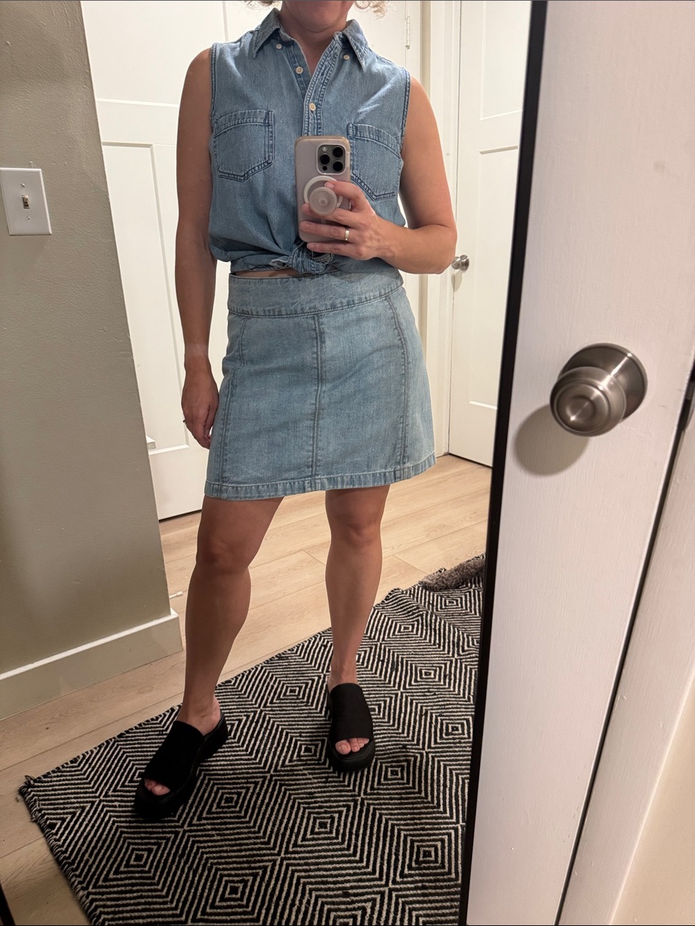 Free People Denim Skirt